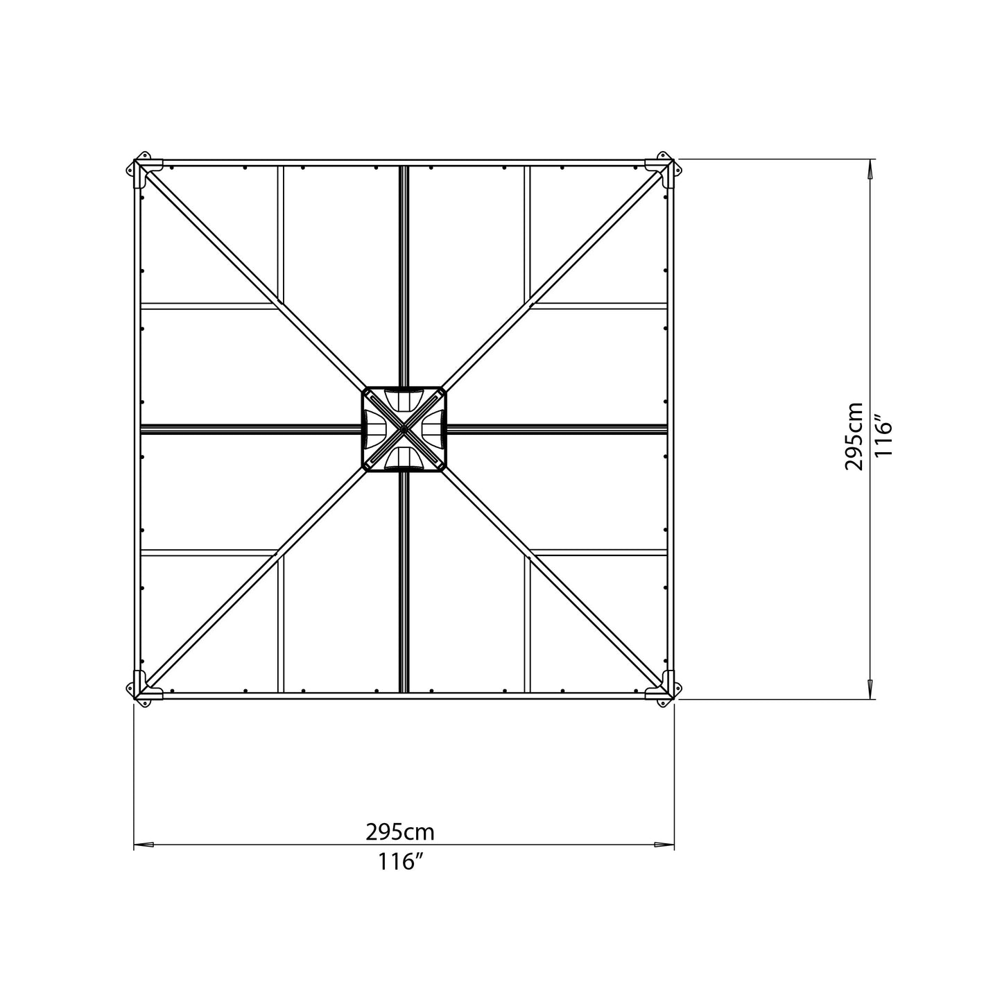 Palermo Pergola 9 kvm