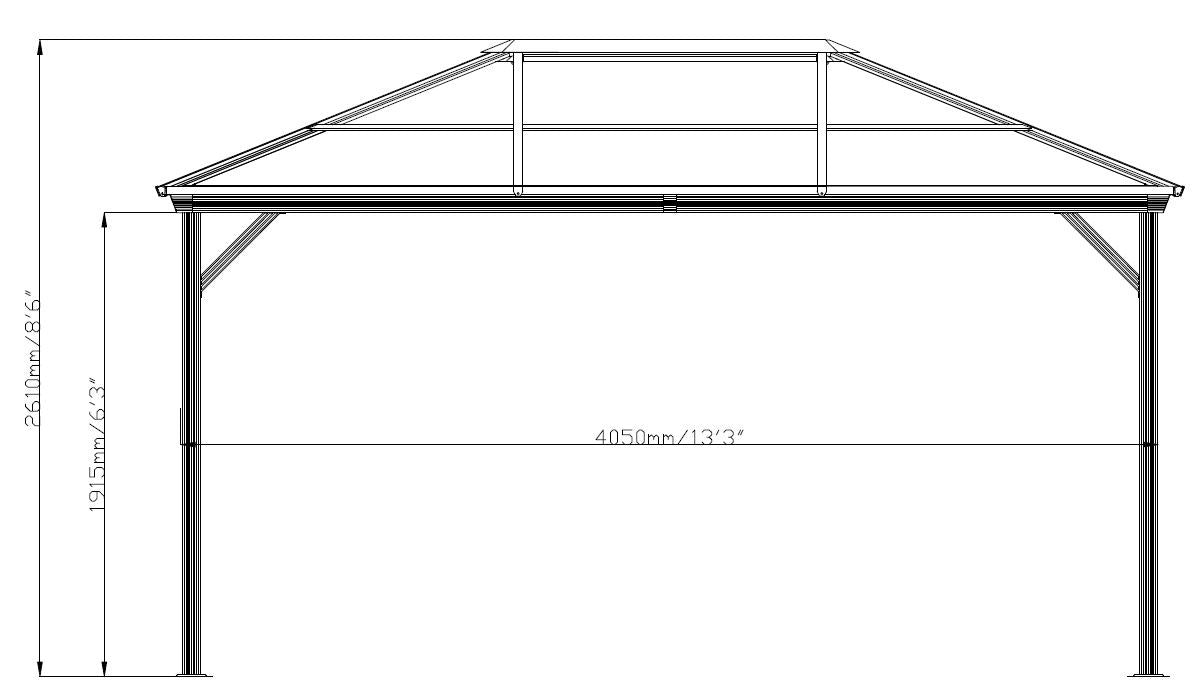 Verona Pergola 13 kvm