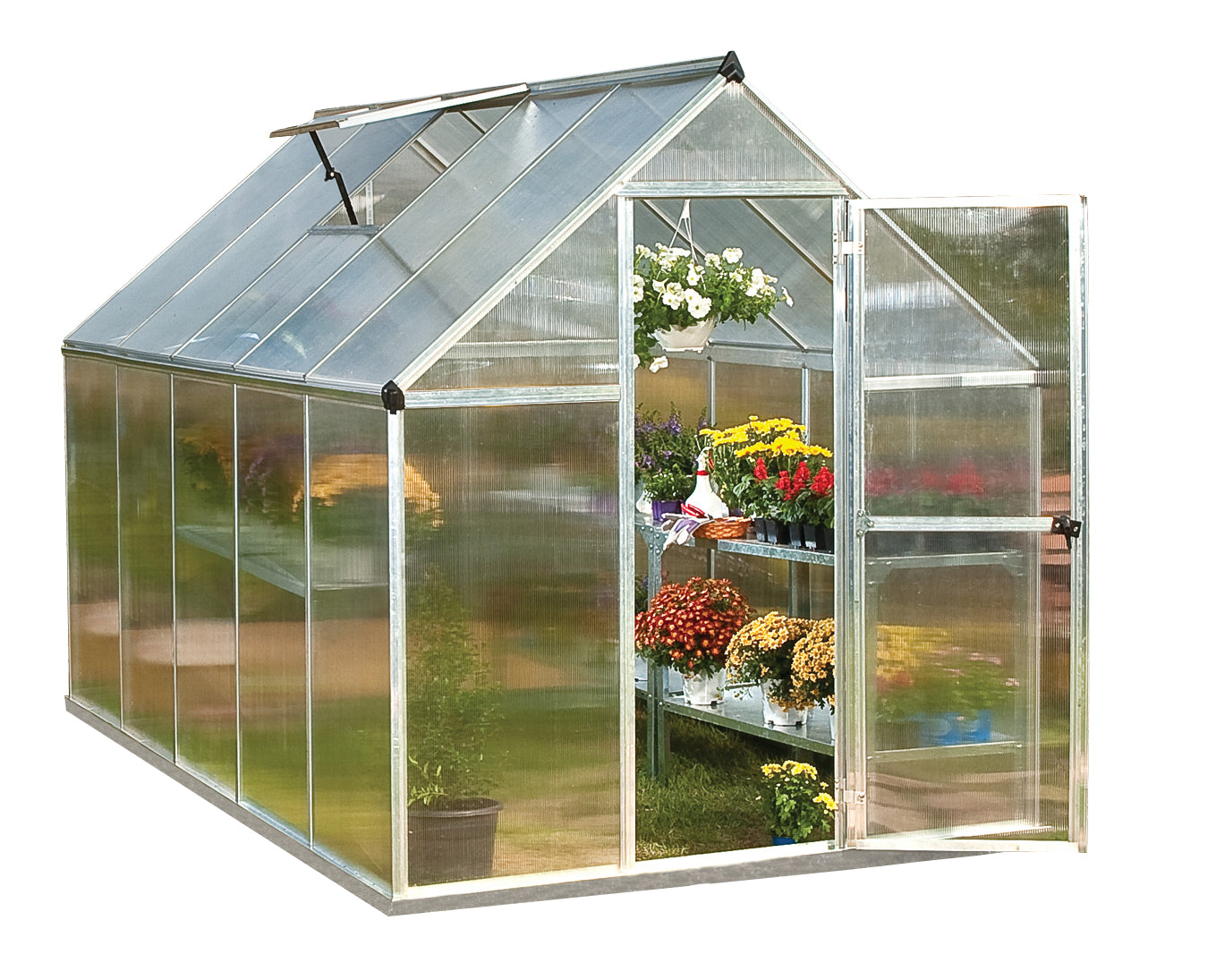 Mythos Växthus 5,7 kvm Silver