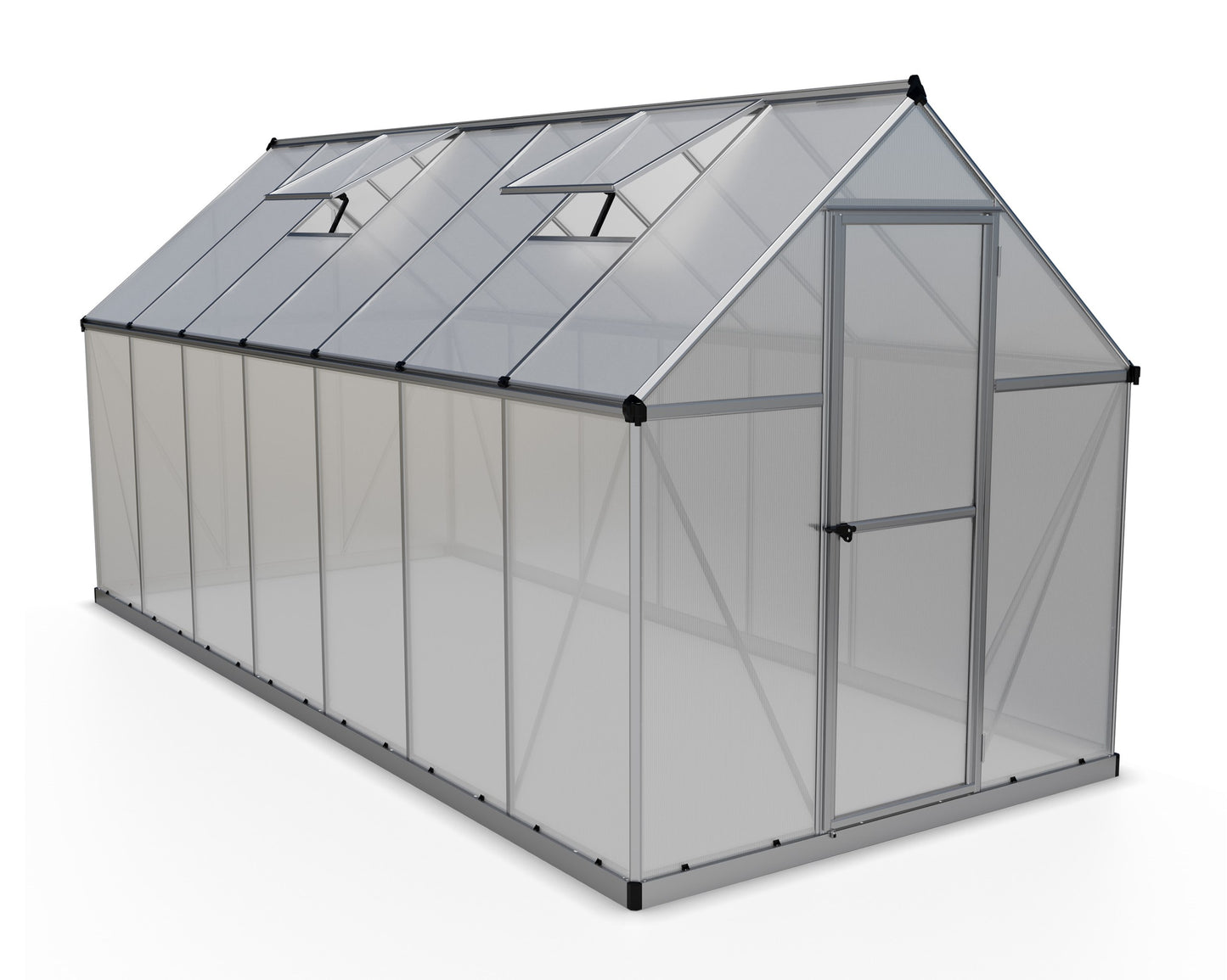 Mythos Växthus 7,9 kvm Silver