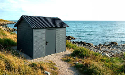 ReNew Korrugerad Plast 76/18 Svart L:2500 B:1040mm