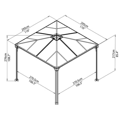Palermo Pergola 9 kvm