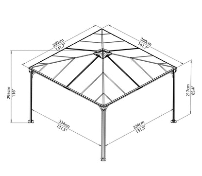 Palermo Pergola 13 kvm