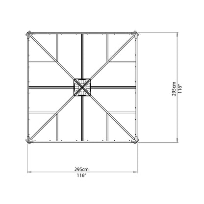 Palermo Pergola 9 kvm