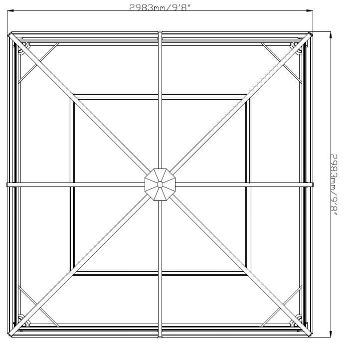 Verona Pergola 9 kvm