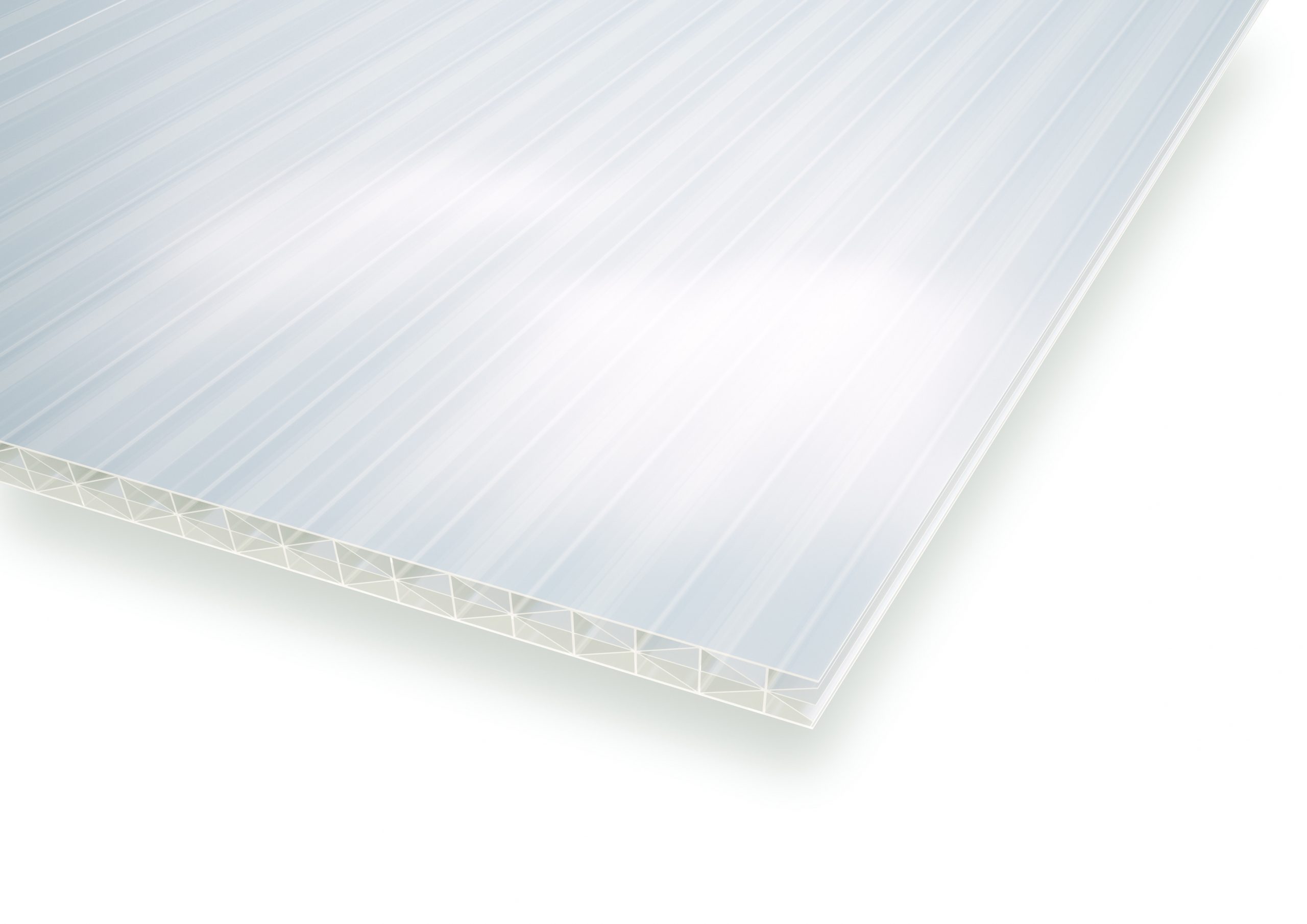 1066 Multiglas Kanalplast 10 mm Opalvit - Bild 1