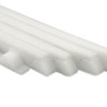 Suntuf Tätningslist Korrugerad Plast 76/18 Vit 10 st/fp