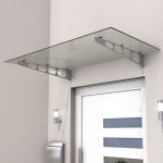 Entrétak Orion Glas Rostfritt Stål 140