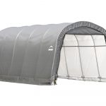 Roundtop garagetält grå 23 KVM