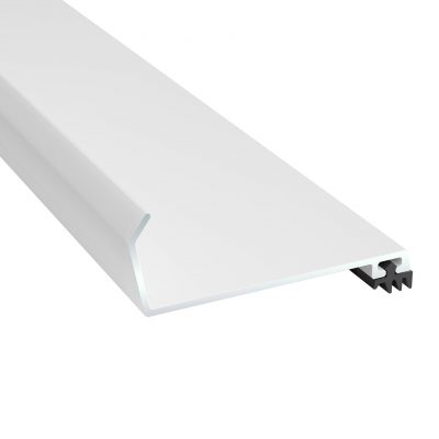 Vägganslutning Plasttak Vit
