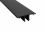 Profilöverdel Plasttak Täcklock 10/16/32 mm Svart