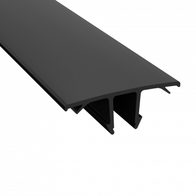 Profilöverdel Plasttak Täcklock 10/16/32 mm Svart