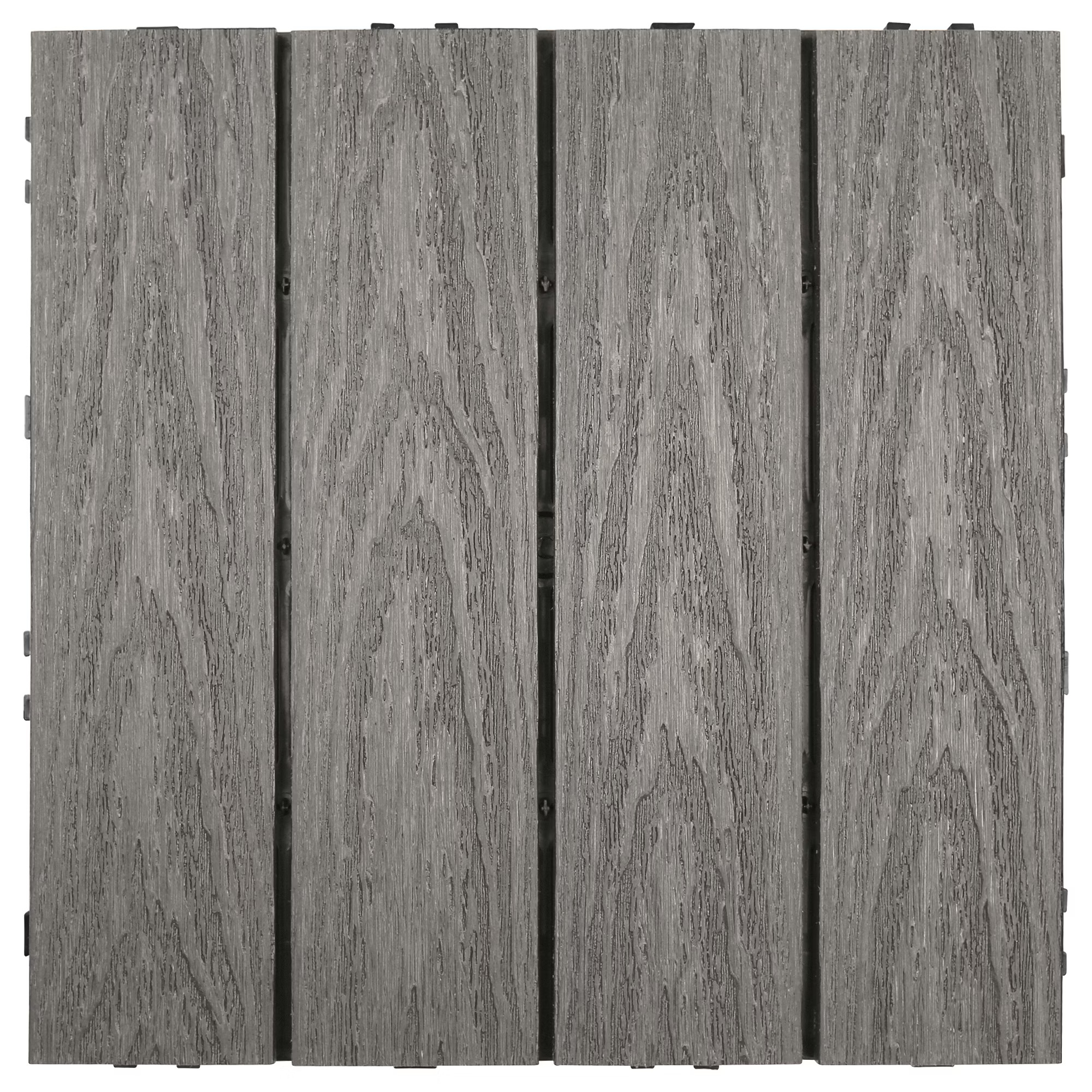 lh00001130_gop_woodlon_golvplattor_light_grey-01 Woodlon Golvplattor Träkomposit Light Grey 4-pack 300x300x22,2 mm - Bild 1