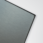 Aluminiumkompositskiva 3 mm Borstad Silver/Alumetall