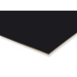 Högtryckslaminat Fasadskiva Svart 0080 NT Fundermax 2800 x 1300 x 6mm