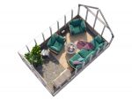 Växthus Palmako Emilia 14,5 m² - Bild 3