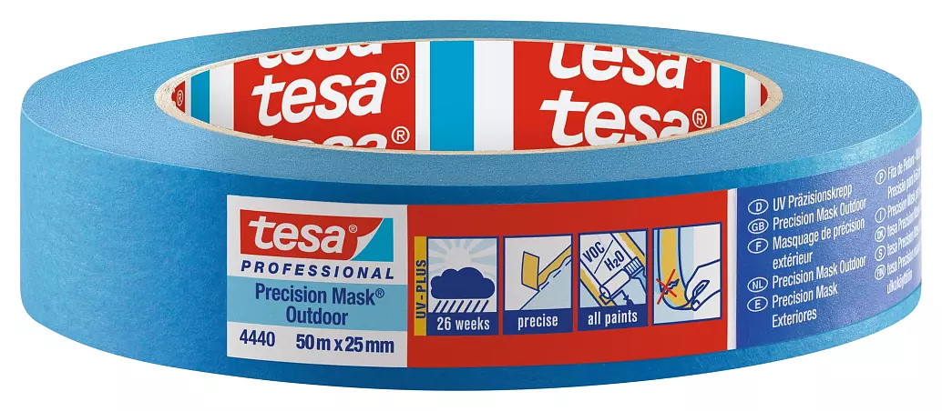 195477941-origpic-15bfe3 TESA Maskeringstejp Precision Mask Outdoor (25 MM X 50 M) - Bild 1