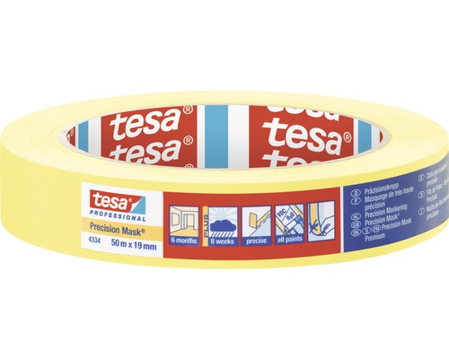as.47287628 TESA Maskeringstejp Precision Mask Indoor (19 MM X 50 M) - Bild 1